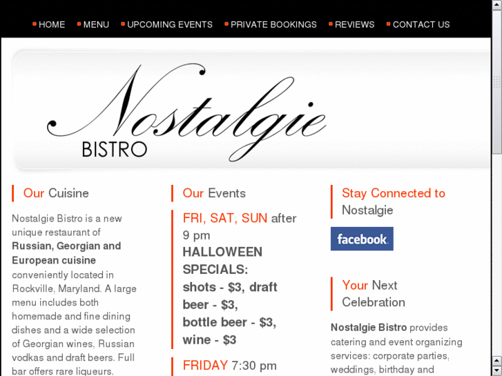 www.nostalgiebistro.com