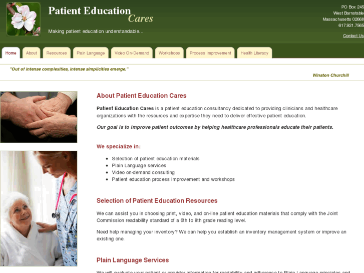 www.patienteducationcares.com