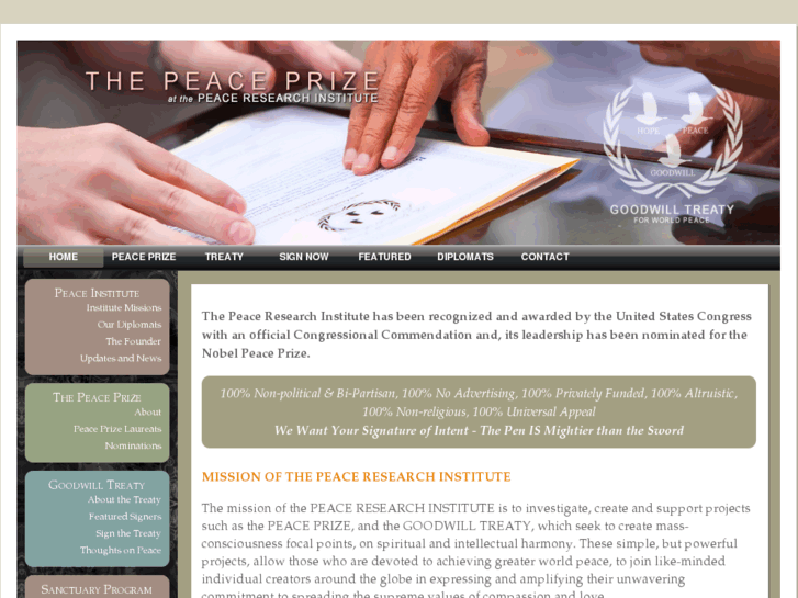 www.peaceprize.com