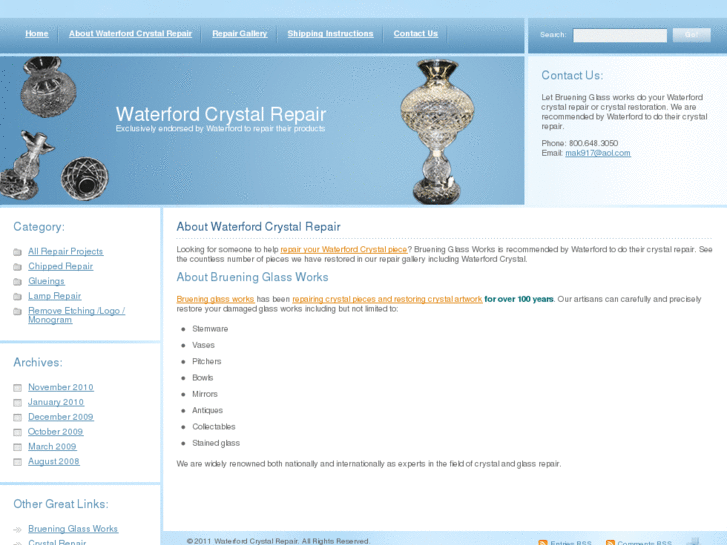 www.waterfordcrystalrepair.com