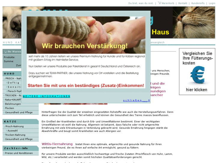 www.wittis-tiernahrung.de