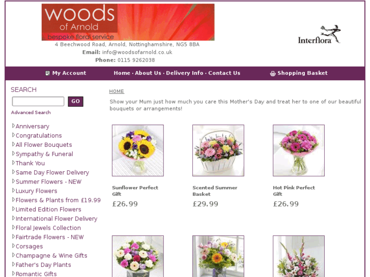 www.woodsofarnoldflowers.co.uk