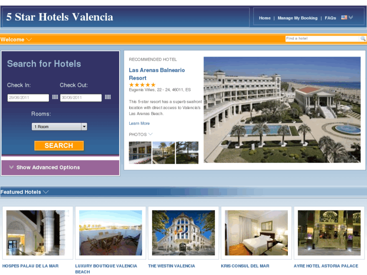 www.5starhotelsvalencia.com