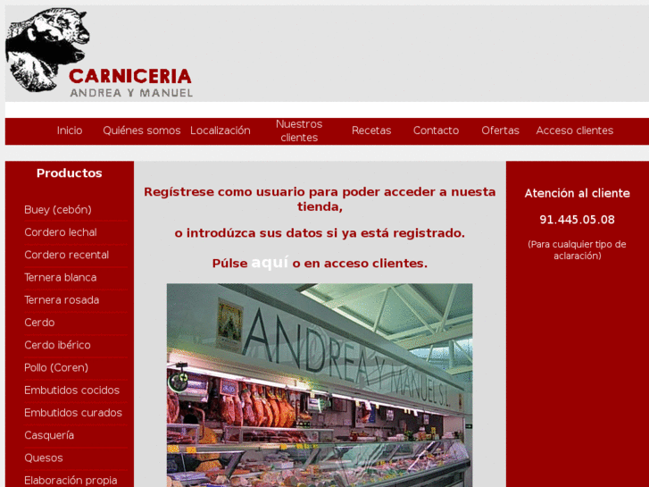 www.carniceriasandreaymanuel.com