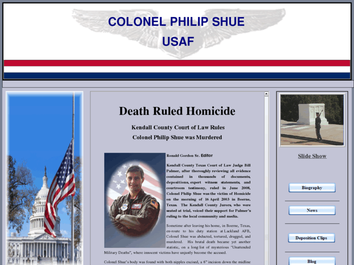 www.colonelphilipmichaelshue.com