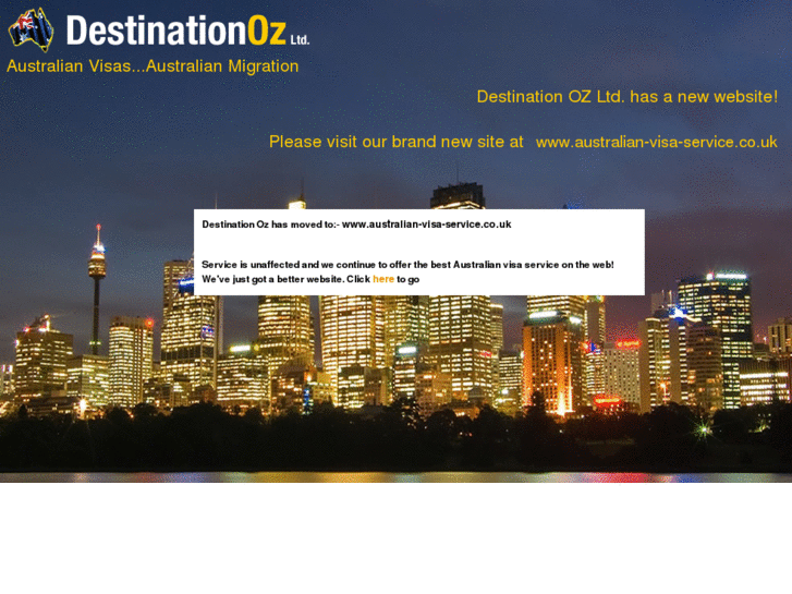 www.destinationoz.co.uk