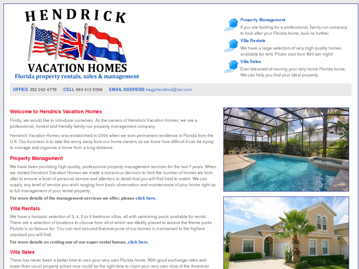 www.hendrickvacationhomes.com