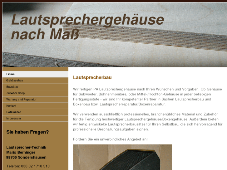 www.lautsprecherbau.com