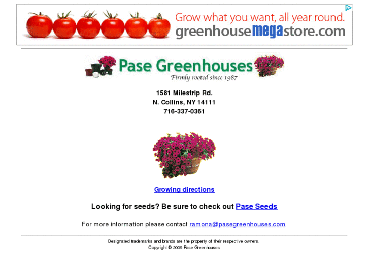 www.pasegreenhouses.com