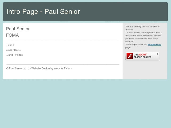 www.paulsenior.com