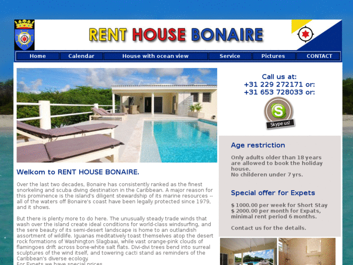 www.rent-house-bonaire.com