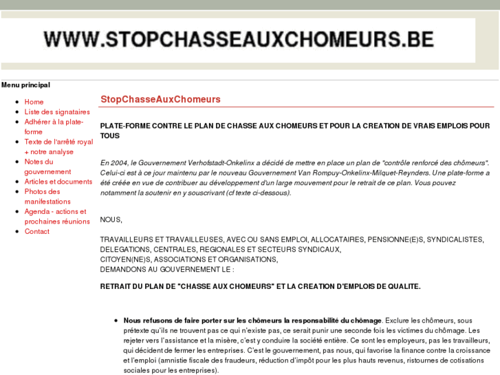 www.stopchasseauxchomeurs.be