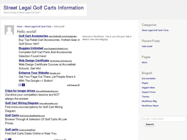www.streetlegalgolfcarts.info
