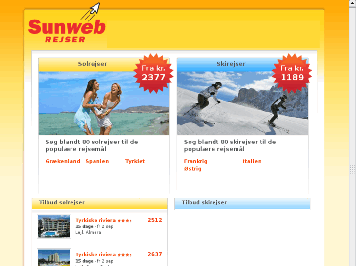 www.sunwebrejser.dk