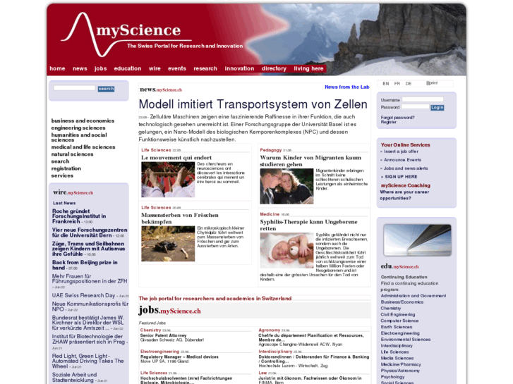 www.swissscience.org