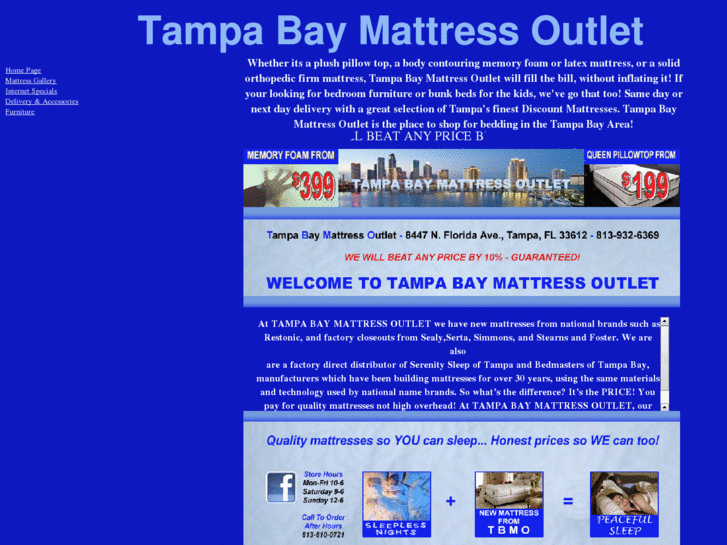 www.tampabaymattressoutlet.com