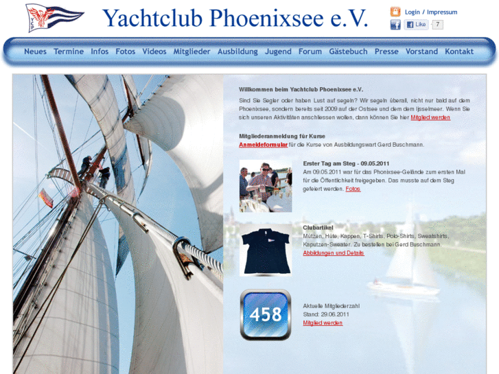 www.yachtclub-phoenixsee.de