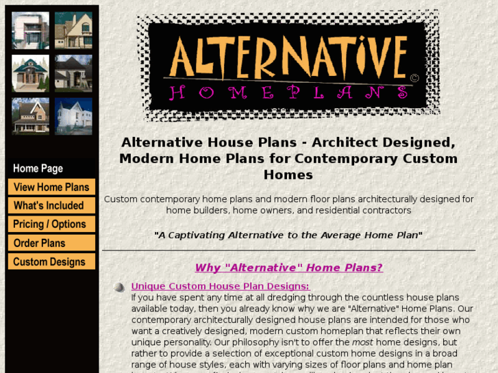 www.alternativehomeplans.com