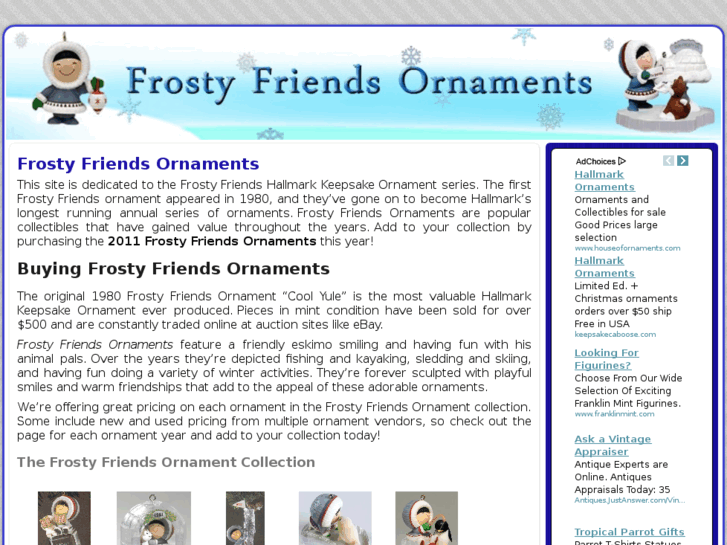 www.frostyfriendsornaments.com