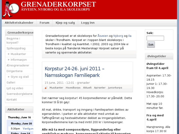 www.grenaderkorpset.no