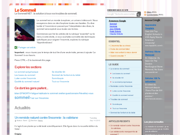 www.lesommeil.net