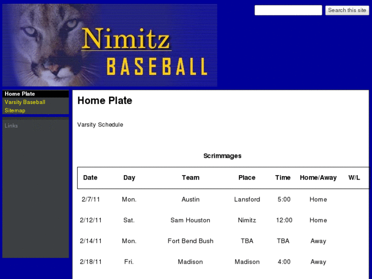 www.nimitzbaseball.com