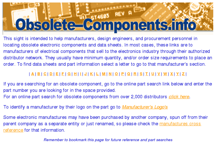 www.obsolete-components.info