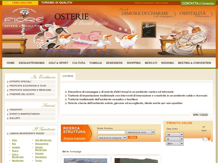 www.osterieonline.it