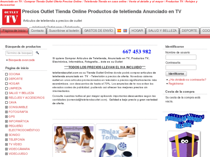 www.teletiendaoutlet.com