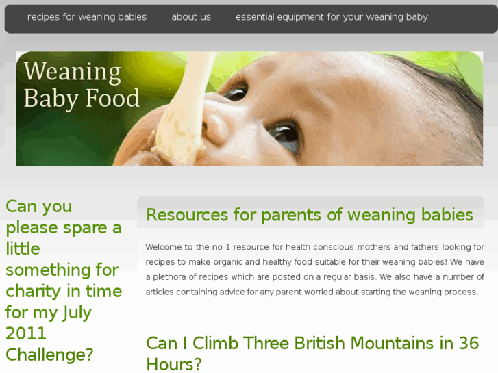 www.weaningbabyfood.com