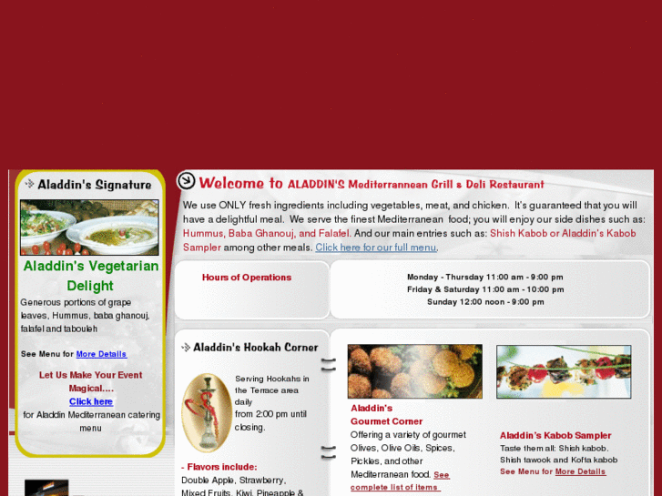 www.aladdinmediterraneanrestaurant.com