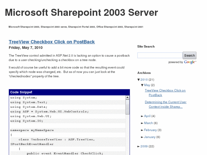 www.sharepoint2003.com