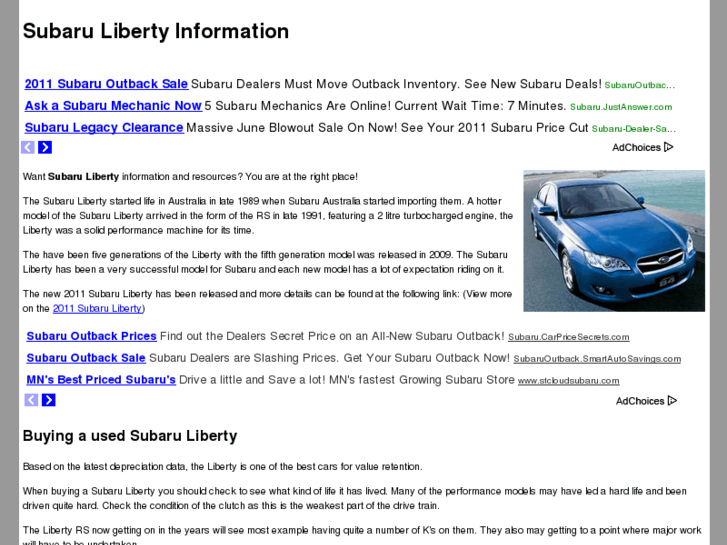 www.subaruliberty.com