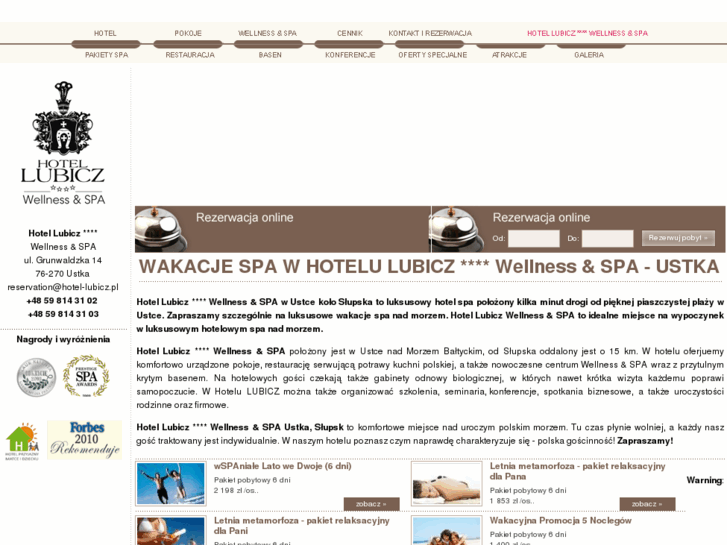 www.hotellubicz.pl