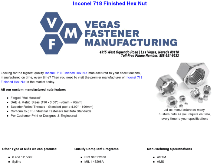 www.inconel718finishedhexnut.com