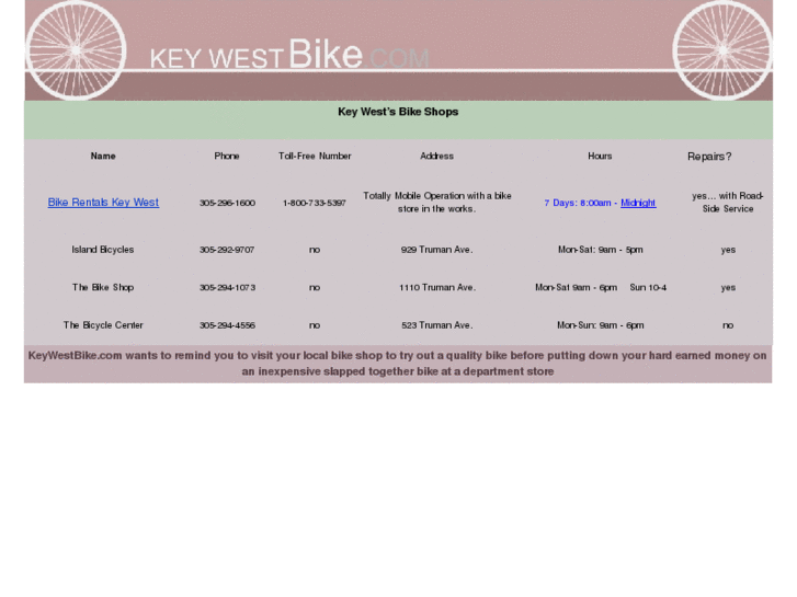 www.keywestbike.com