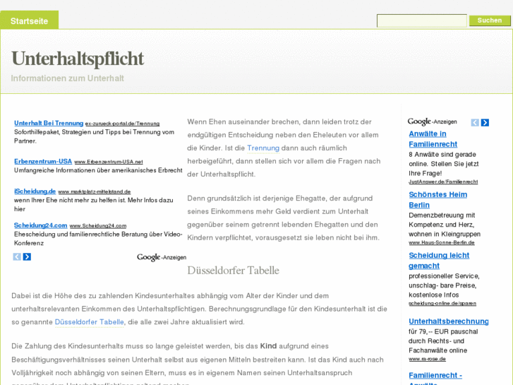 www.unterhaltspflicht.net