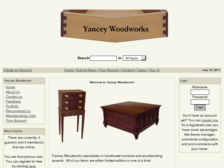 www.yanceywoodworks.com