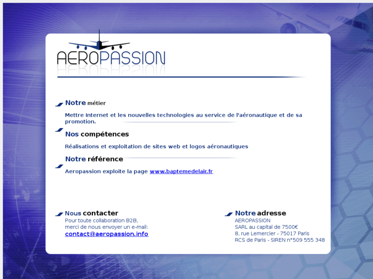 www.aeropassion.info