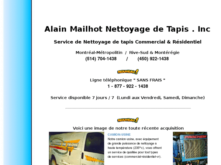 www.alainmailhotnettoyagetapis.com