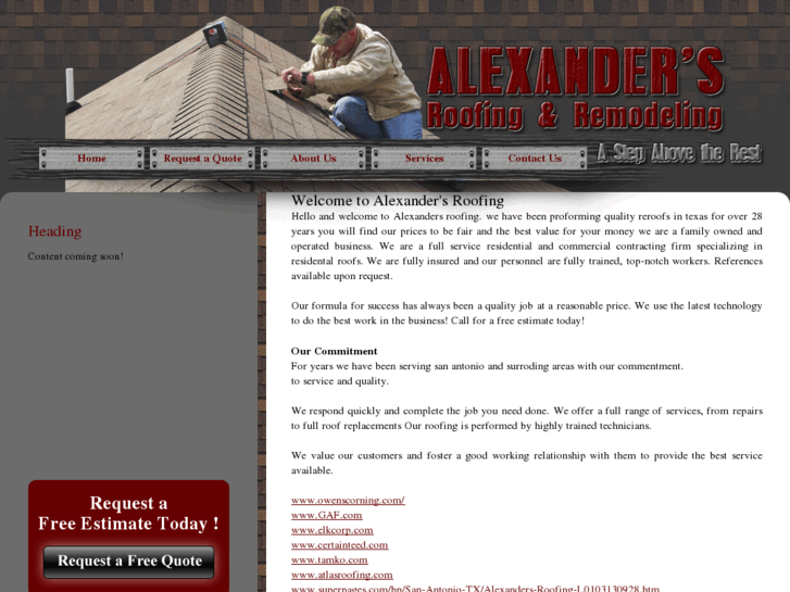 www.alexandersroofing.com
