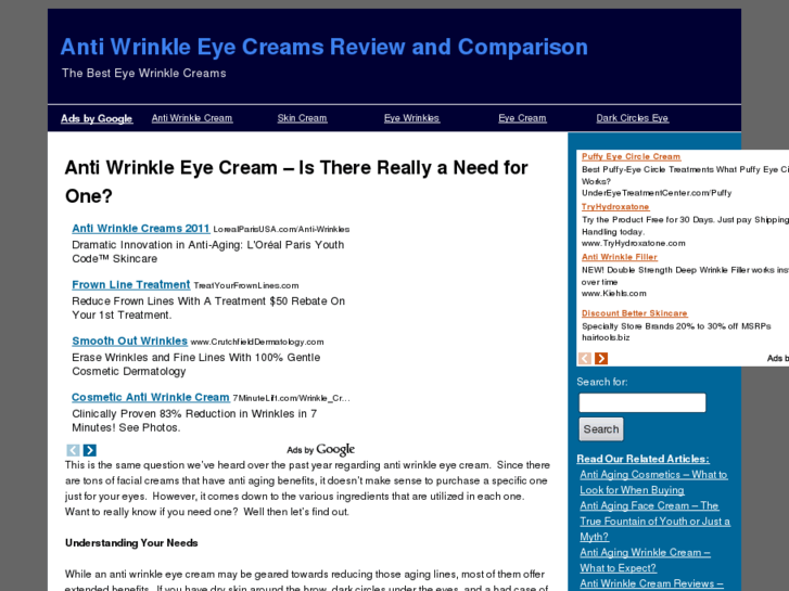 www.antiwrinkleeyecreams.net