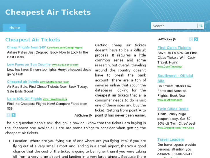 www.cheapestairtickets.org