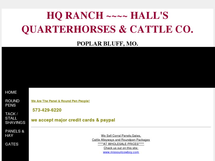 www.hallsquarterhorses.com