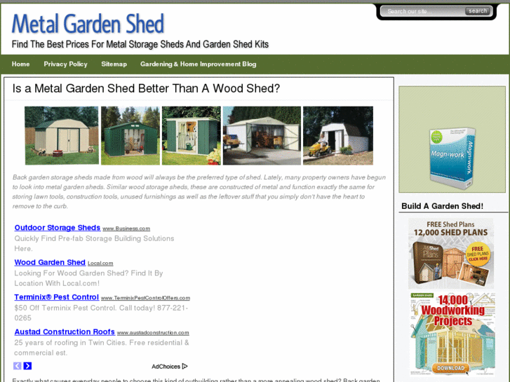 www.metalgardenshed.net