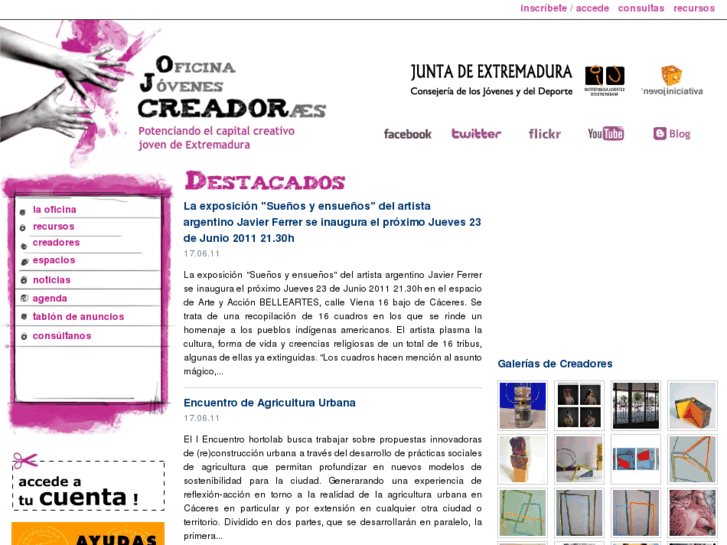 www.oficinajovenescreadores.com