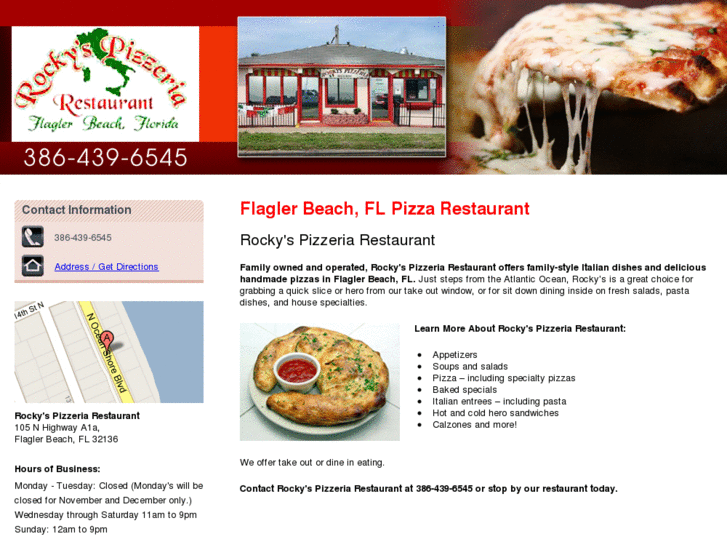 www.rockyspizzeriarestaurant.com