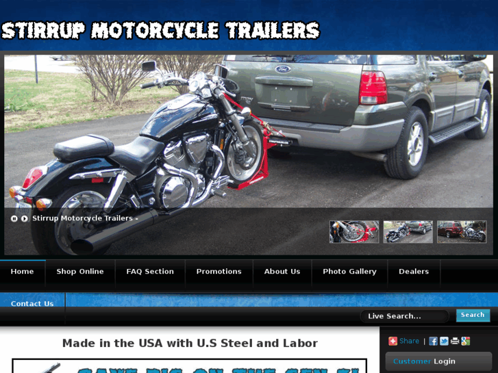 www.stirrupmotorcycletrailers.com