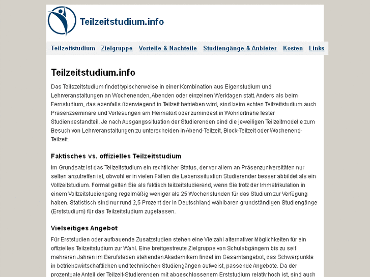 www.teilzeitstudium.info