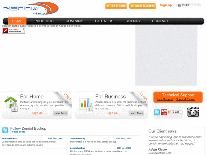 www.zendalbackup.com